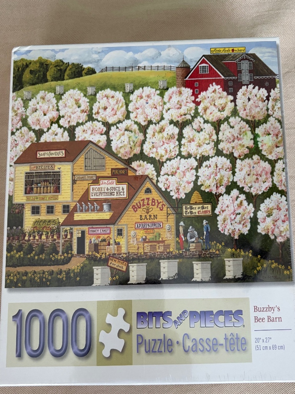 New     Bits and Pieces   "Buzzby's Bee Barn"  Puzzle